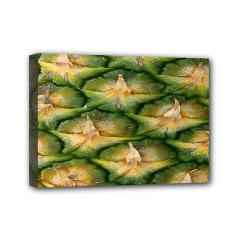 Pineapple Pattern Mini Canvas 7  X 5  by Nexatart