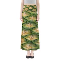 Pineapple Pattern Full Length Maxi Skirt