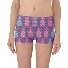 Pineapple Pattern Boyleg Bikini Bottoms by Nexatart