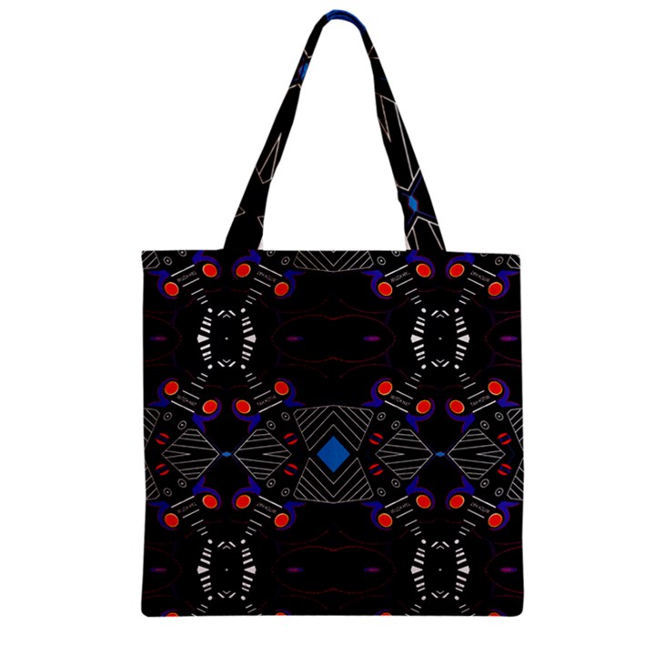 Roulette Star Time Zipper Grocery Tote Bag