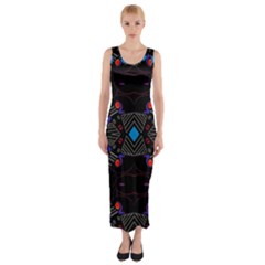 Roulette Star Time Fitted Maxi Dress