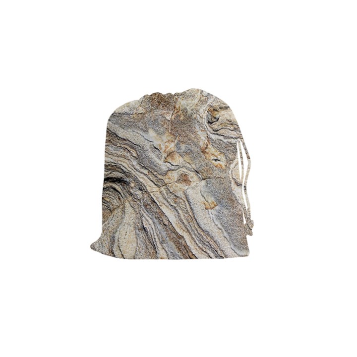 Background Structure Abstract Grain Marble Texture Drawstring Pouches (Small) 