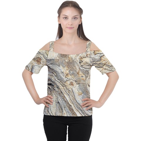 Background Structure Abstract Grain Marble Texture Cutout Shoulder Tee by Nexatart