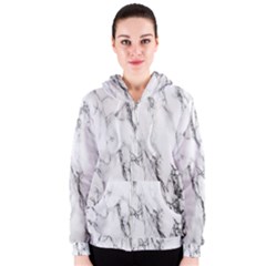 Marble Granite Pattern And Texture Women s Zipper Hoodie