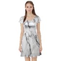 Marble Granite Pattern And Texture Short Sleeve Skater Dress View1