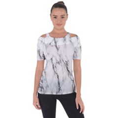 Marble Granite Pattern And Texture Short Sleeve Top