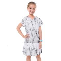 Marble Granite Pattern And Texture Kids  Drop Waist Dress