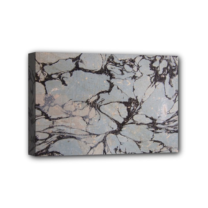 Slate Marble Texture Mini Canvas 6  x 4 