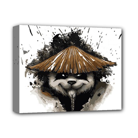 Warrior Panda T Shirt Deluxe Canvas 14  X 11  by AmeeaDesign