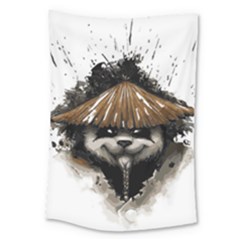 Warrior Panda T Shirt Large Tapestry by AmeeaDesign