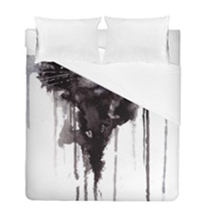 Angry Cat T Shirt Duvet Cover Double Side (full/ Double Size)