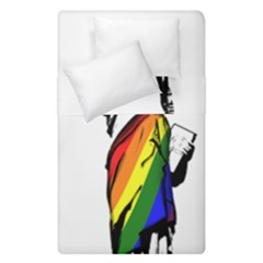 Pride Statue Of Liberty  Duvet Cover Double Side (single Size) by Valentinaart