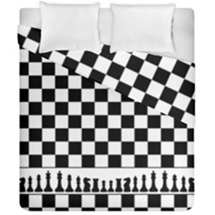 Chess  Duvet Cover Double Side (California King Size)