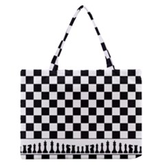 Chess  Zipper Medium Tote Bag