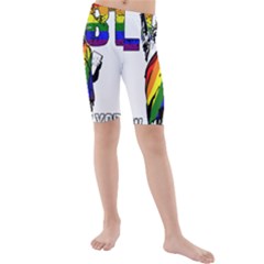 Lgbt New York Kids  Mid Length Swim Shorts