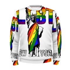 Lgbt New York Men s Sweatshirt by Valentinaart