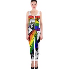 Lgbt New York Onepiece Catsuit by Valentinaart