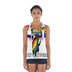 Lgbt New York Sport Tank Top  by Valentinaart