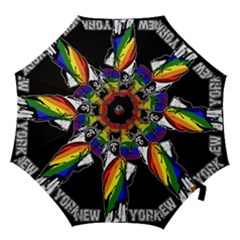 Lgbt New York Hook Handle Umbrellas (large) by Valentinaart