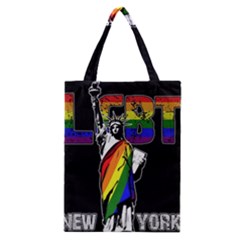 Lgbt New York Classic Tote Bag by Valentinaart