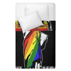 Lgbt New York Duvet Cover Double Side (single Size) by Valentinaart