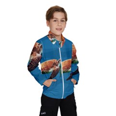 Sea Turtle Wind Breaker (kids) by Valentinaart