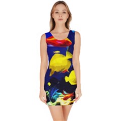 Tropical Fish Bodycon Dress by Valentinaart