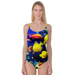 Tropical Fish Camisole Leotard  by Valentinaart