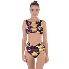 Tropical Fish Bandaged Up Bikini Set  by Valentinaart