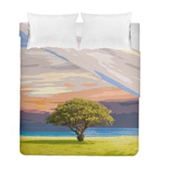 Landscape Duvet Cover Double Side (full/ Double Size)