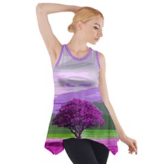 Landscape Side Drop Tank Tunic by Valentinaart