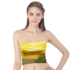 Landscape Tube Top by Valentinaart