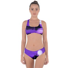 Open Sea Criss Cross Bikini Set by Valentinaart