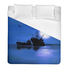 Open Sea Duvet Cover (full/ Double Size) by Valentinaart