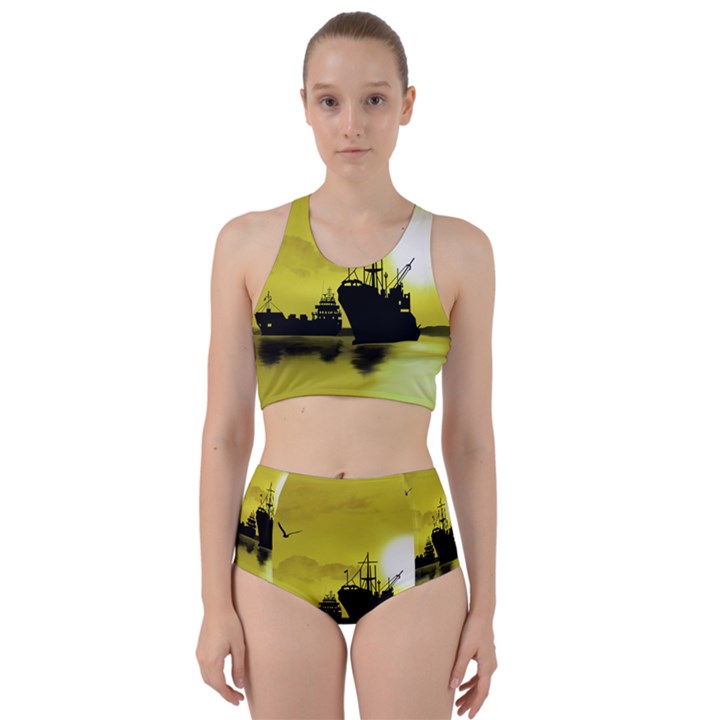 Open sea Racer Back Bikini Set