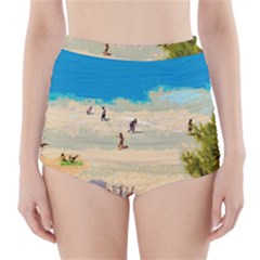 Beach High-waisted Bikini Bottoms by Valentinaart