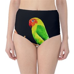 Parrot  High-waist Bikini Bottoms by Valentinaart