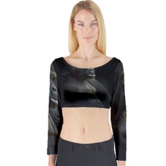 Gorilla  Long Sleeve Crop Top