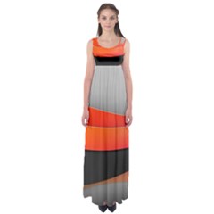 Line Shape Light  Empire Waist Maxi Dress