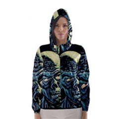 Zombie Hooded Wind Breaker (women) by Valentinaart