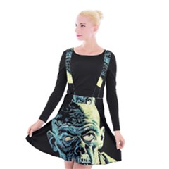 Zombie Suspender Skater Skirt by Valentinaart