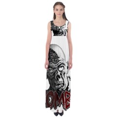 Zombie Empire Waist Maxi Dress by Valentinaart