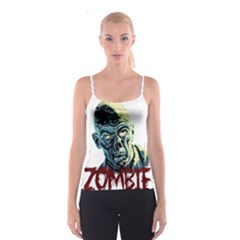 Zombie Spaghetti Strap Top by Valentinaart