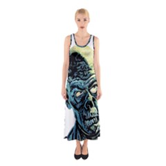 Zombie Sleeveless Maxi Dress by Valentinaart