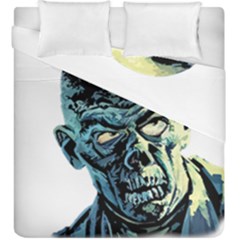 Zombie Duvet Cover Double Side (king Size) by Valentinaart