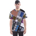 Abstract Composition Men s Sports Mesh Tee View1