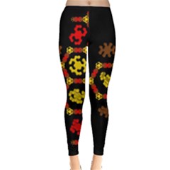 Algorithmic Drawings Leggings  by Nexatart