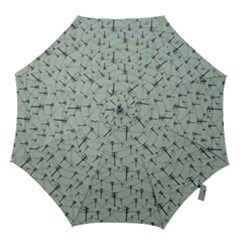 Telephone Lines Repeating Pattern Hook Handle Umbrellas (small)