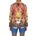 Fractal Lion Kids  Long Sleeve Swimwear View2