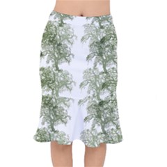Trees Tile Horizonal Mermaid Skirt by Nexatart